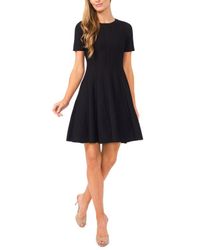 green emerald velvet dress Lexi Rib Fit and Flare Midi Dress  Marine Layer