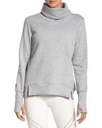 alo yoga haze turtleneck sweatshirt
