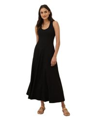 Pact Organic Cotton Fit & Flare Tie-back Dress in Green | Lyst Pact Organic Cotton Fit & Flare Tie-back Dress in Green | Lyst