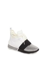 hidden wedge trainers white