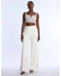 BCBGMAXAZRIA Bcbg Max Azria Pants Hawkins Stripe Wide Leg in