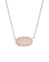Kendra Scott Elisa Pendant Necklace in Pink - Lyst