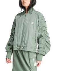 Adidas longline bomber jacket outlet