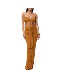 JLUXLABEL Bethany Strapless Maxi Dress in Black | Lyst
