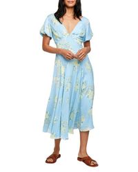 free people after the storm maxi dress Free People After The Storm Floral-Print Maxi Shirt-Dress Maxi Shirtdress in White