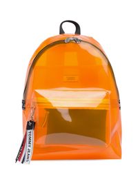 tommy hilfiger orange backpack