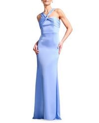 open lace back dress Dress the Population Womens Ariyah Fit and Flare Maxi Special Occasion,  Poppy Multi, X-Small US at Amazon Women's Clothing store