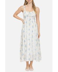 chinese dress ladies FDSUFDY Womens Dresses Sleeveless Guipure Lace Insert Ruffle Hem Maxi Dress  (Color : White, Size : X-Small) at Amazon Women's Clothing store