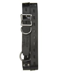Martine Rose 2.5cm Sex Letters Leather Belt in Black for Men Martine Rose 2.5cm Sex Letters Leather Belt in Black for Men