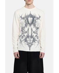 Jaded London Star Applique Rib Long Sleeve Tee in Black for Men | Lyst