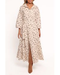 knee length dresses for ladies Laquin Long Sleeve Maxi Dress