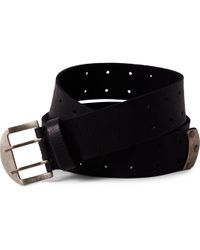 Free People Sabo Double Buckle Belt in Black Sabo Double Buckle Belt | Free People UK main image 2