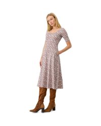fit & flare signature scoop dress Scoop Neck, Open Back, Asymmetric Hem With Slit Detail Fit And Flare M –  John Paul Ataker main image 1