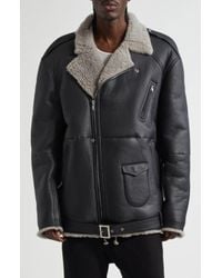 Rick Owens Leather Lukes Stooges Jacket in Black for Men | Lyst