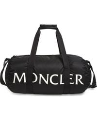 Moncler Navy Nylon Duffle Bag in Blue for Men | Lyst