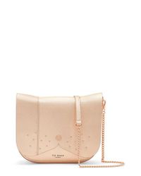 Ted Baker Multicolor Barkley Dog Leather Crossbody Bag