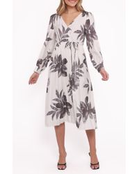 Petal & Pup Pierre Floral Long Sleeve Lace Midi Dress | Lyst Petal & Pup Pierre Floral Long Sleeve Lace Midi Dress | Lyst