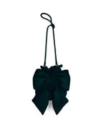 Free People Belle Velvet Bow Bag in Red | Lyst
