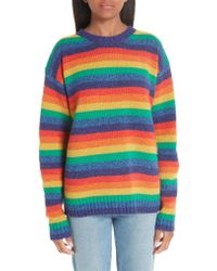 rainbow sweater for women