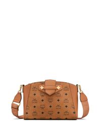 small essential visetos coated canvas crossbody bag
