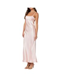 Edikted Venice Open Back Mini Dress in Natural | Lyst
