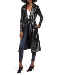 leith open front midi coat