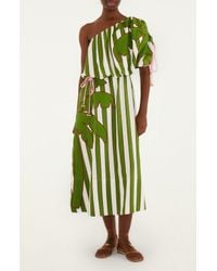 farm rio green one shoulder lea mini dress Green One Shoulder Lea Mini Dress ShopPapori.com