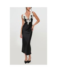 Princess Polly Lace Sheath Dress in Black | Lyst