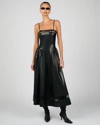 knee length dresses for ladies Strapless Corset Ruched Dress – WeWoreWhat main image 0