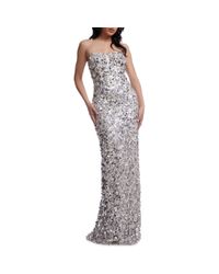 dress the population vada paillette strapless gown Vada Dress XXL / Opal