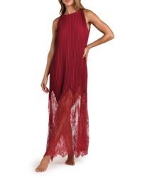 red velvet lace up dress Crimson Dream Velvet Lace Dress