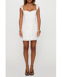 knee length dresses for ladies Poise Mini Dress White main image 0