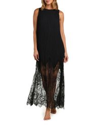 L'Agence Poe Lace Maxi Dress | Lyst