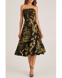 HELSI Vivian Beaded Floral Strapless Maxi Cocktail Dress in Pink | Lyst HELSI Vivian Beaded Floral Strapless Maxi Cocktail Dress in Pink | Lyst