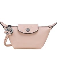 Longchamp Le Pliage Coin Purse in Pink | Lyst