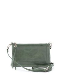 Hobo Leather Small Cadence Crossbody Bag in Moss (Brown) - Lyst