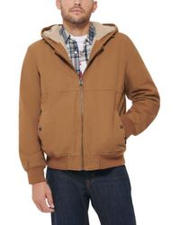 Levi's canvas hooded jacket sale