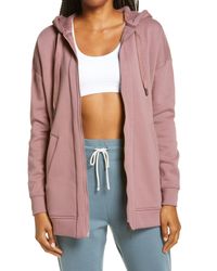zella white zip up