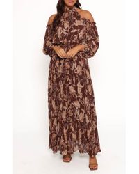 august sky mixed media long sleeve maxi dress Mixed Media Long Sleeve Maxi Dress (Women)