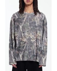 Jaded London Ines Waffle Long Sleeve in Natural for Men | Lyst