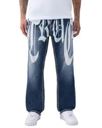 TRUE RELIGION SUPER T COATED BAGGY JEAN true religion coated baggy