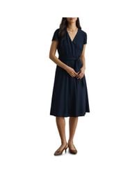 fall long sleeve midi dress Elegant Pleated A-Line Long Sleeve Chiffon Midi Dress for Wedding Guests