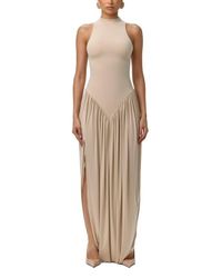 chinese dress ladies Stellar All Star Hand Beaded Slip Maxi Dress - Black