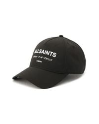 AllSaints Logo Baseball Cap in Gray for Men | Lyst