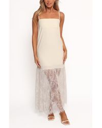 chinese dress ladies Women's Glow Loudly Corset Sleeveless Lace Maxi Dress in Hot Pink