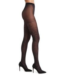Nordstrom Herringbone Textured Tights Lyst
