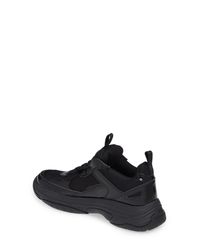 black calvin klein maya trainers