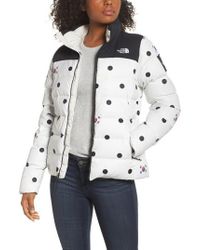 The North Face International Collection Nuptse 700 Fill Power Down Puffer Jacket In Gray Lyst