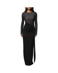 JLUXLABEL Bethany Strapless Maxi Dress in Black | Lyst