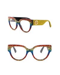 gucci sparkle glasses